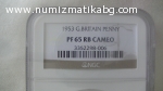 1 пени 1953 PF 65 RB CAMEO