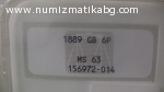 6 пенса 1889 MS 63